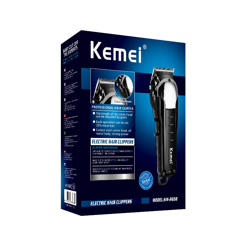 Tondeuse Professionnelle Kemei™ – Coupe Précise, Silencieuse & Ultra-Puissante