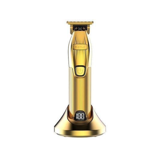 Charging Electric Hair Scissors Base LCD Digital Display Electrical Hair Cutter