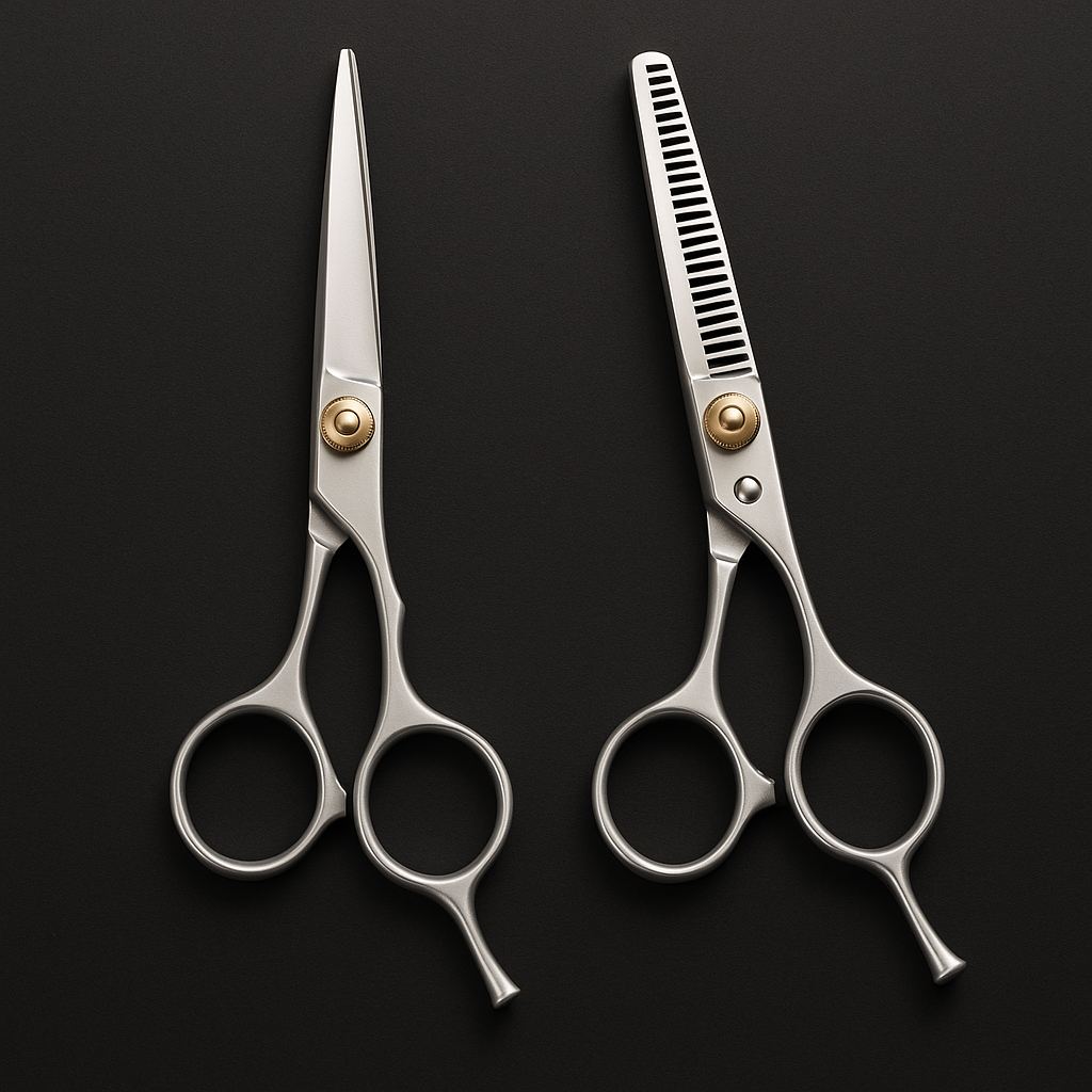 Kit Professionnel de Ciseaux de Coiffure – Coupe & Effilage en Acier Inoxydable Premium