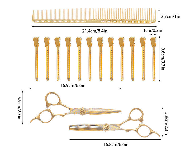 Hairdressing Hair Scissors Thinning Tools Suit