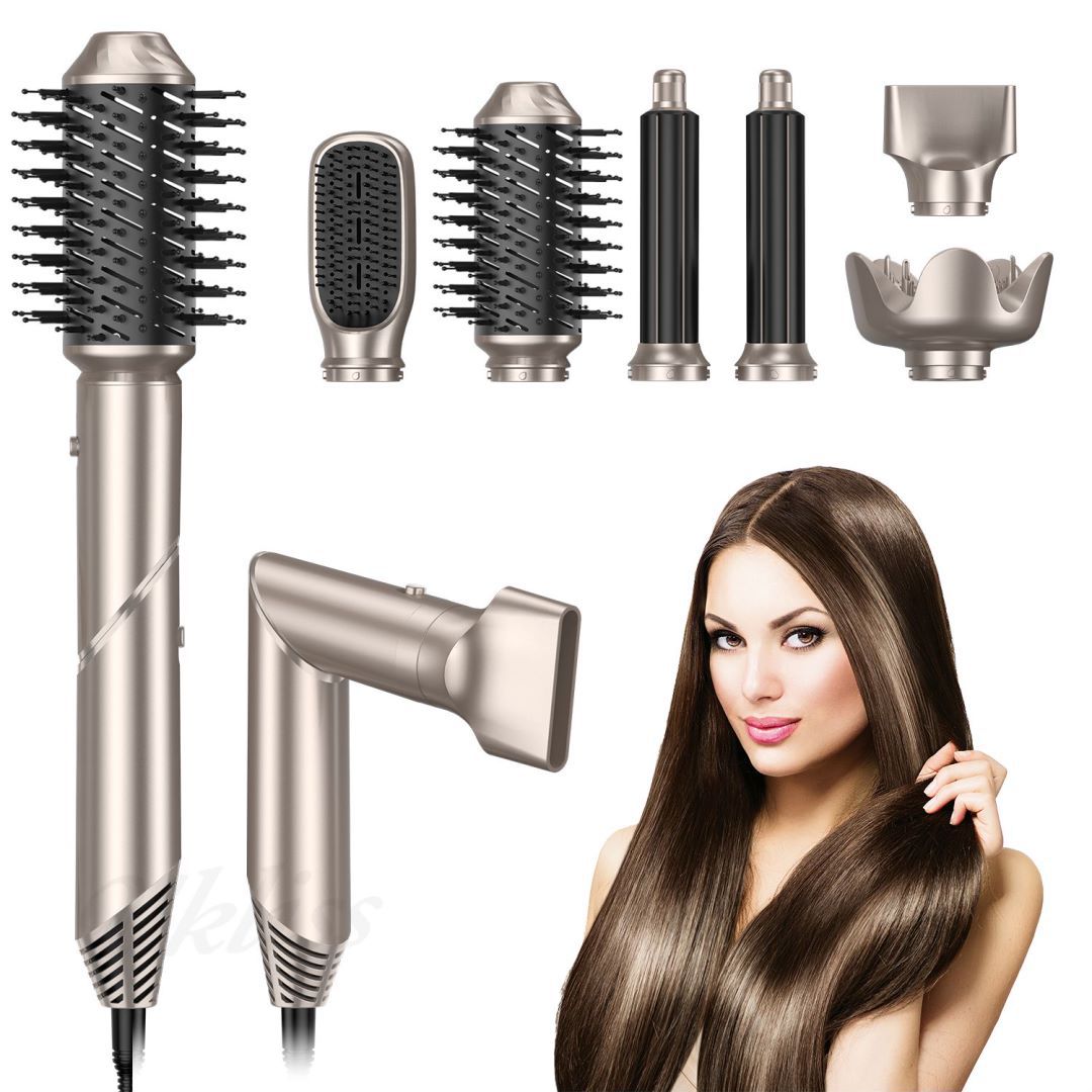 Automatic Hair Suction Six-in-one Folding Multifunctional Converter Hair Dryer