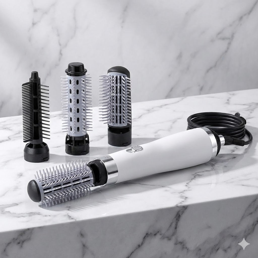 Three-in-one Hair Dryer Change Comb Straight Hair Comb Curly Hair Comb